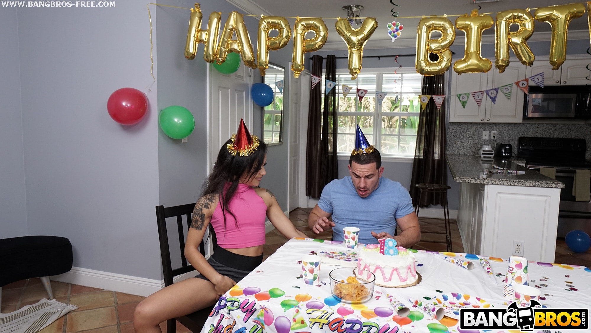 Bangbros 'Doing Anal At Her Bday Party' starring Holly Hendrix (Photo 135)