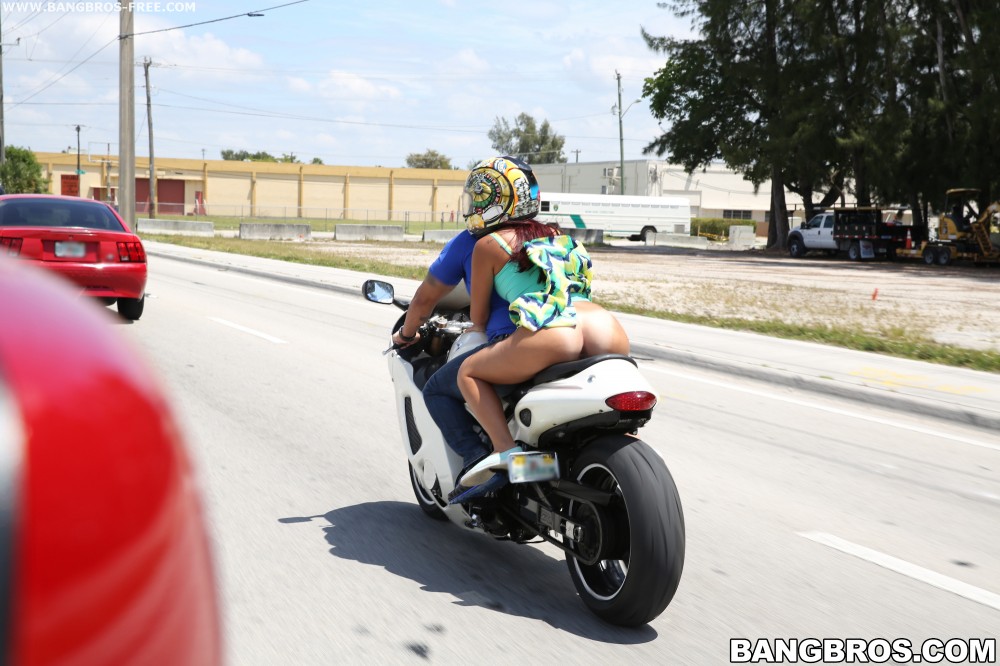 Bangbros 'Riding naked on motorcycles' starring Sophia Steele (Photo 12)